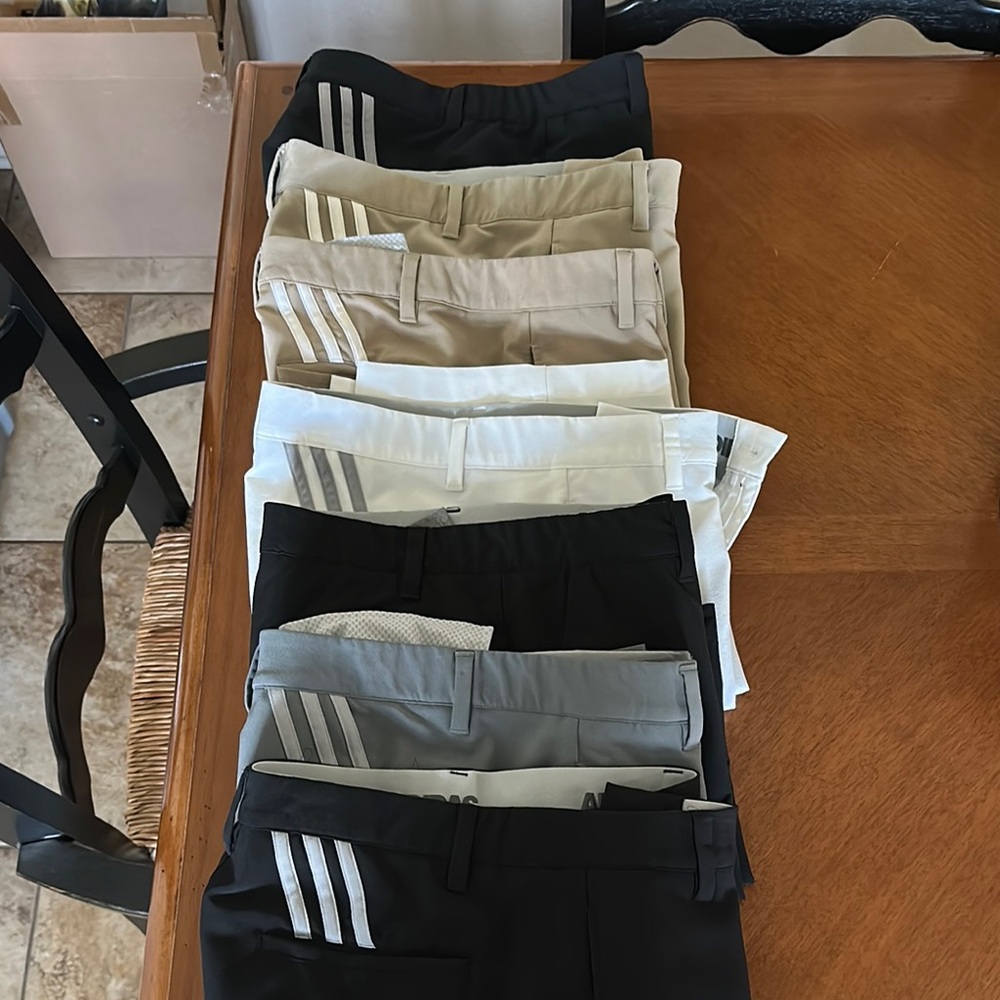 adidas Men's Shorts - Black, Gray, Tan, White